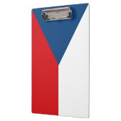 チェコ国旗を掲げた愛国的なクリップボード クリップボード (左)