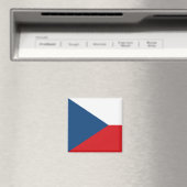 チェコ国旗を掲げた磁石 マグネット (インサイチュ (食洗機))