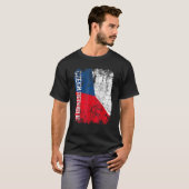 チェコ国旗動揺してヴィンテージCZECH REPUB Tシャツ (正面フル)