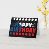 チェコ国旗愛国誕生日 カード (黄色い花)