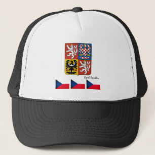 チェコ国旗、エンブレム、チェコ共和国ファッション/sport キャップ