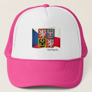 チェコ国旗、エンブレム、チェコ共和国ファッション/sport キャップ