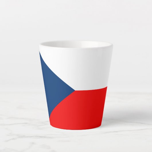 チェコ国旗 カフェラテマグ (正面)
