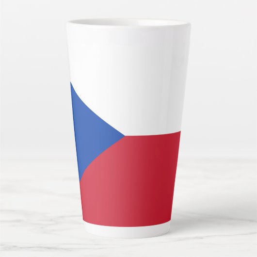 チェコ国旗 カフェラテマグ (正面)