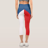 チェコ国旗 カプリレギンス (裏面)