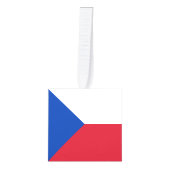 チェコ国旗 キューブオーナメント (正面)