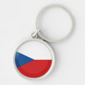 チェコ国旗 キーホルダー (正面)