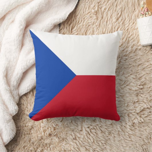 チェコ国旗 クッション (ブランケット)