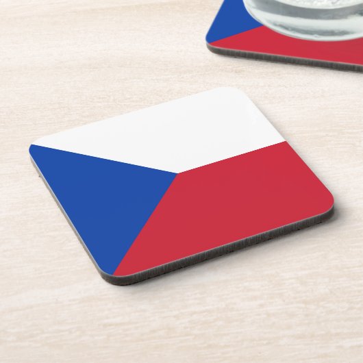 チェコ国旗 コースター (左側)