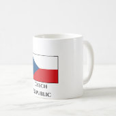 チェコ国旗 コーヒーマグカップ (正面右)