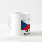 チェコ国旗 コーヒーマグカップ (正面左)