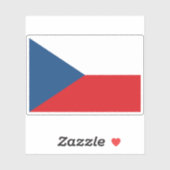 チェコ国旗 シール (シート)