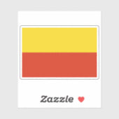 チェコ国旗 シール (シート)