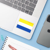 チェコ国旗 シール (ノートパソコンとiPhone)