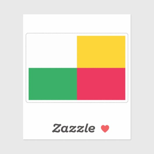 チェコ国旗 シール (シート)