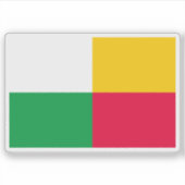 チェコ国旗 シール (正面)