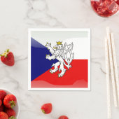 チェコ国旗 スタンダードカクテルナプキン (インサイチュ)
