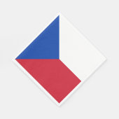 チェコ国旗 スタンダードランチョンナプキン (角)