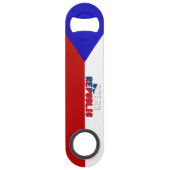 チェコ国旗 スピード栓抜き (正面)