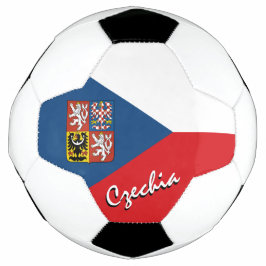 チェコ国旗/スポーツ サッカーボール