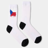 チェコ国旗 ソックス (右)