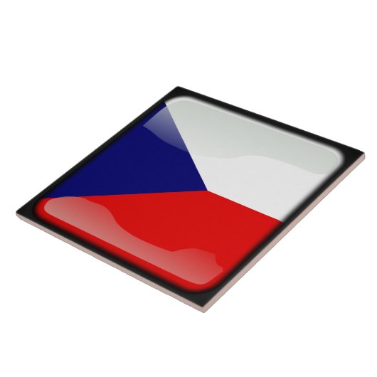 チェコ国旗 タイル (側面)