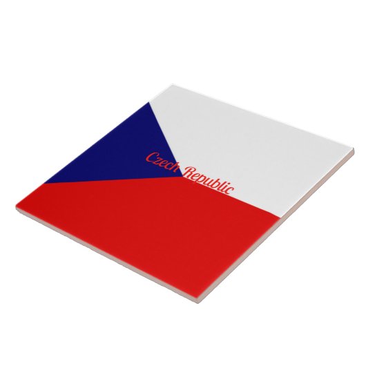 チェコ国旗 タイル (側面)