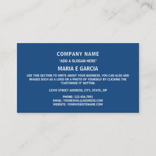 チェコ国旗、チェコ国旗 名刺 (裏面)