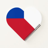 チェコ国旗 ノートブック (裏面)