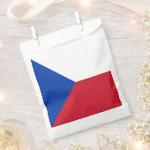 チェコ国旗 フェイバーバッグ (クリップ留めされた状態)