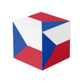 チェコ国旗 フォトキューブ (裏面アングル)