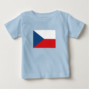 チェコ国旗 ベビーTシャツ
