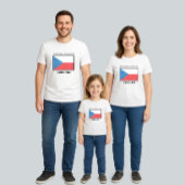 チェコ国旗 ベビーTシャツ