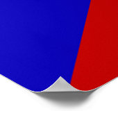 チェコ国旗 ポスター (角)