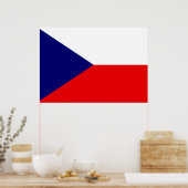 チェコ国旗 ポスター (キッチン)