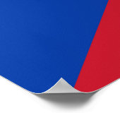 チェコ国旗 ポスター (角)