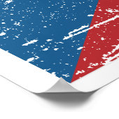 チェコ国旗 ポスター (角)