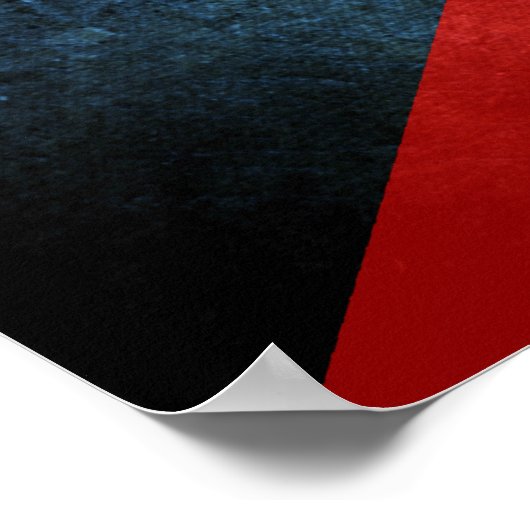 チェコ国旗 ポスター (角)