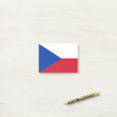チェコ国旗 ポストイット (デスク上)