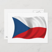 チェコ国旗 ポストカード (正面/裏面)