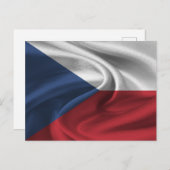 チェコ国旗 ポストカード (正面/裏面)