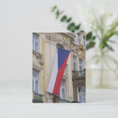 チェコ国旗 ポストカード (スタンド正面)