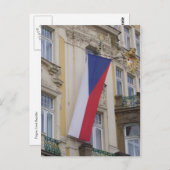 チェコ国旗 ポストカード (正面/裏面)