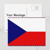 チェコ国旗 ポストカード (正面/裏面)