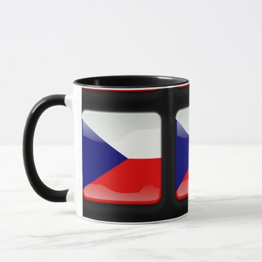 チェコ国旗 マグカップ (左)