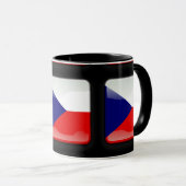チェコ国旗 マグカップ (正面右)