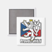 チェコ国旗 マグネット (正面/裏面)