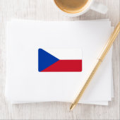チェコ国旗 ラベル (インサイチュ)