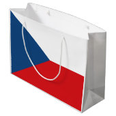 チェコ国旗 ラージペーパーバッグ (裏面アングル)