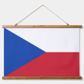 チェコ国旗 吊り下げ型タペストリー (正面)